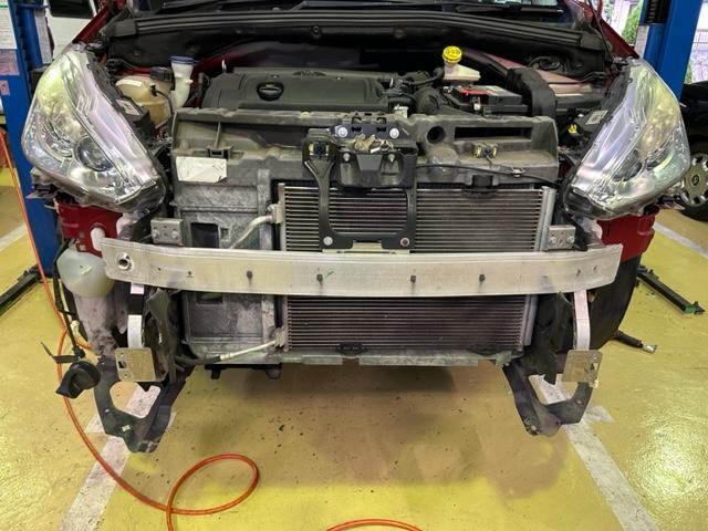 PEUGEOT 208　プジョー208　フロントアンダーカバー取替ご入庫ありがとうございます　和泉市