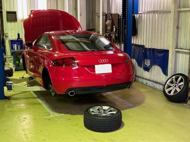 AUDI TT quattro アウディTT クアトロ 車検ご入庫ありがとうございます 大阪府 和泉市