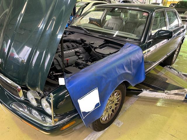 JAGUAR XJ X308　ジャガーXJ　エンジンチェックランプ点灯　ラムダセンサー交換　大阪府　和泉市