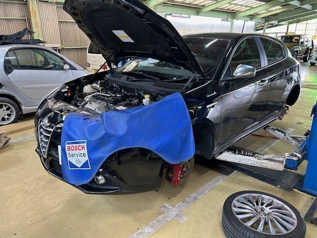 Alfa Romeo Giulietta　アルファロメオ　ジュリエッタ　エアコン効かない　ナビ作動しない　タイミングベルト交換　ウォーターポンプ交換　車検整備　ご入庫ありがとうございます！　大阪府　和泉市