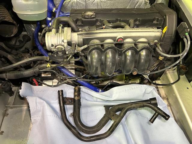 LOTUS　ELISE  S1　ロータス　エリーゼ　フェイズ１　冷却水漏れ修理　大阪府　和泉市