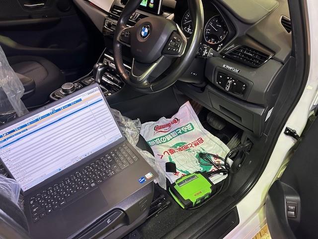 BMW 218D F45 車検整備ご入庫ありがとうございます! 大阪府 和泉市