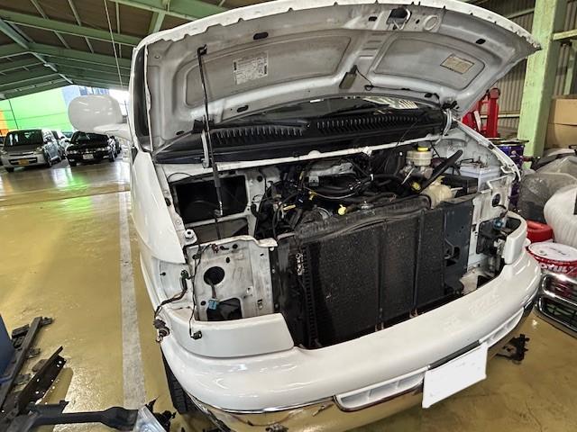 DODGE RAM VAN 1500　ダッジラムバン1500　ショーティ　車検整備　エアコン修理　大阪府　和泉市