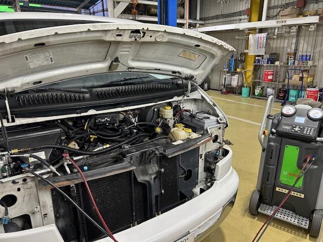 DODGE RAM VAN 1500　ダッジラムバン1500　ショーティ　車検整備　エアコン修理　大阪府　和泉市