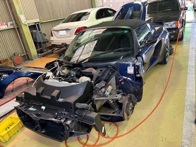 LOTUS ELISE S2　ロータス　エリーゼ　フェイズ2　エアコン風出ない　ブロワーレジスター交換　ブロワーモーター交換　大阪府　和泉市