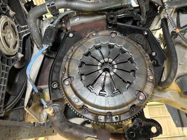 FIAT 500　Cinquecento　フィアット500　チンクエチェント　ミッションオイル漏れ　クラッチ交換　ミッションオーバーホール　大阪府　和泉市