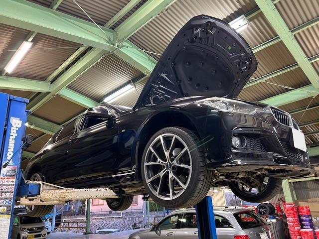 BMW 320i F30  バッテリー上がり 電動ウォーターポンプ交換 大阪府 和泉市