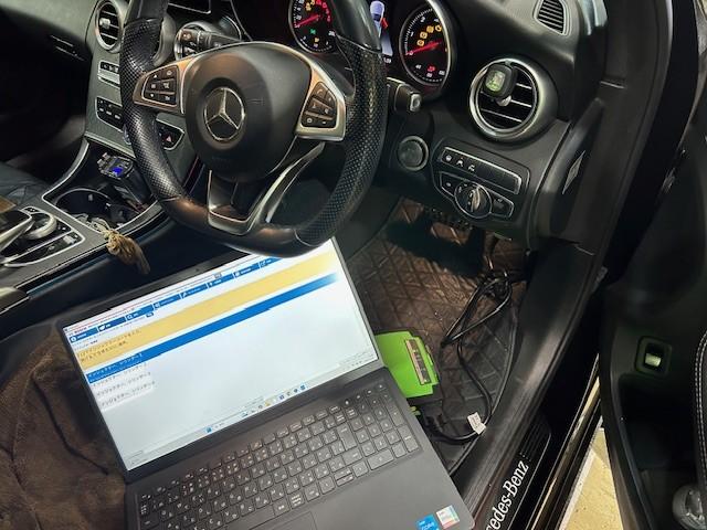 Mercedes Benz C220d W205 メルセデス・ベンツ　Ｃクラス　ディーゼルエンジン　エンジン警告灯点灯　エンジン不調　大阪府　和泉市