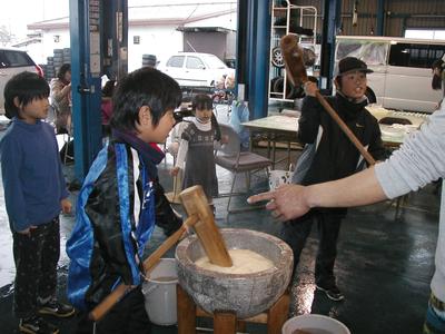 餅つきイベント！