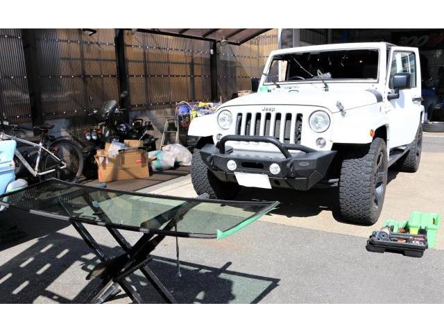 クライスラー JEEP ラングラー フロントガラス 交換