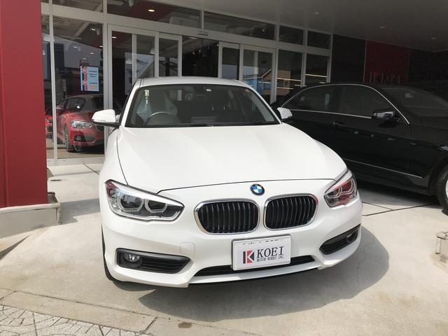 エンジンオイル交換　BMW１１８i（DBA-1R15）H27年式　ご新規様　初来店　大阪市　車検　修理　鈑金　塗装　事故修理　パーツ持込取付　西成区　阿倍野区　住吉区　住之江区　