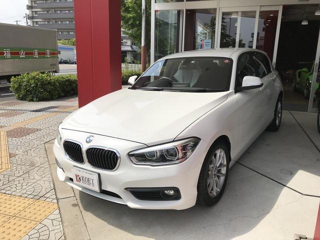 エンジンオイル交換　BMW１１８i（DBA-1R15）H27年式　ご新規様　初来店　大阪市　車検　修理　鈑金　塗装　事故修理　パーツ持込取付　西成区　阿倍野区　住吉区　住之江区　