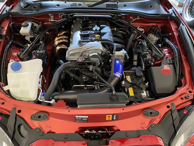 エアインテークシステム導入　マツダ　ロードスター　ND5RC　30年式　ご新規様　初来店　大阪市　車検　修理　鈑金　塗装　事故修理　パーツ持込取付　西成区　阿倍野区　住吉区　住之江区　