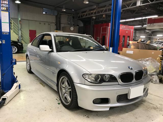 ＢＭＷ　Ｅ４６　Ｍ３仕様作成　Ｈ１７年式　　大阪市　車検　修理　鈑金　塗装　事故修理　パーツ持込取付　西成区　阿倍野区　住吉区　住之江区　