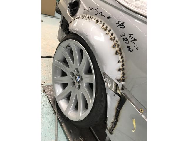 ＢＭＷ　Ｅ４６　Ｍ３仕様作成　Ｈ１７年式　　大阪市　車検　修理　鈑金　塗装　事故修理　パーツ持込取付　西成区　阿倍野区　住吉区　住之江区　