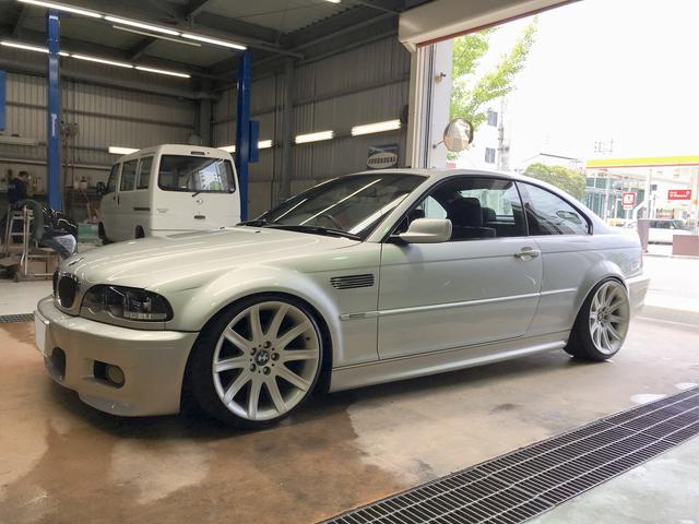 ＢＭＷ　Ｅ４６　Ｍ３仕様作成　Ｈ１７年式　　大阪市　車検　修理　鈑金　塗装　事故修理　パーツ持込取付　西成区　阿倍野区　住吉区　住之江区　