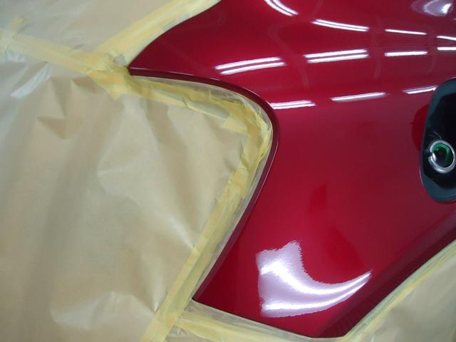 リヤフェンダー修理　フィアット５００X　ABA-33414　H28年式　ご新規様　初来店　大阪市　車検　修理　鈑金　塗装　事故修理　パーツ持込取付　西成区　阿倍野区　住吉区　住之江区　