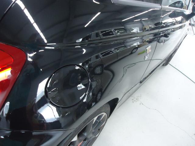 右リヤフェンダー修理　アバルト５９５　ABA-31214T　H30年式　ご新規様　初来店　大阪市　車検　修理　鈑金　塗装　事故修理　パーツ持込取付　西成区　阿倍野区　住吉区　住之江区　