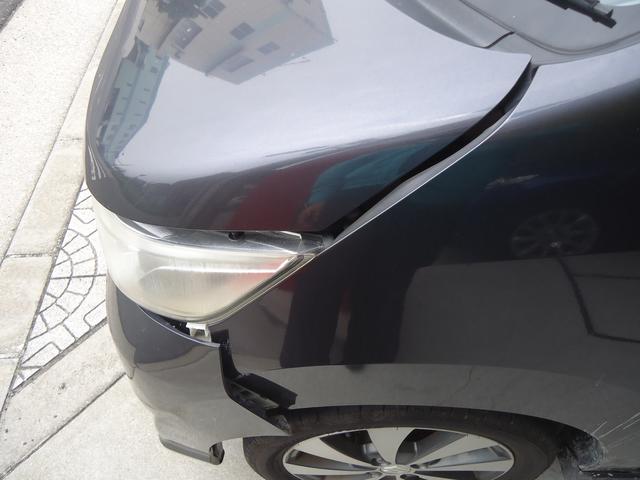 フロント廻り修理　ワゴンR　DBA-MH23S　H23年式　ご新規様　初来店　大阪市　車検　修理　鈑金　塗装　事故修理　パーツ持込取付　西成区　阿倍野区　住吉区　住之江区　