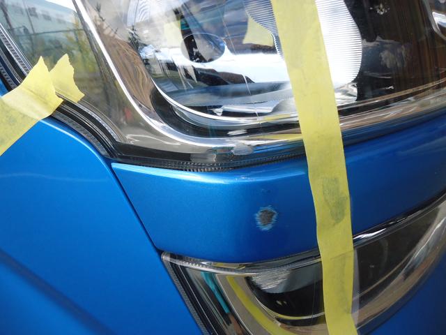 右フロント廻り修理　ワゴンR　DAA-MH55S　H29年式　ご新規様　初来店　大阪市　車検　修理　鈑金　塗装　事故修理　パーツ持込取付　西成区　阿倍野区　住吉区　住之江区　
 
