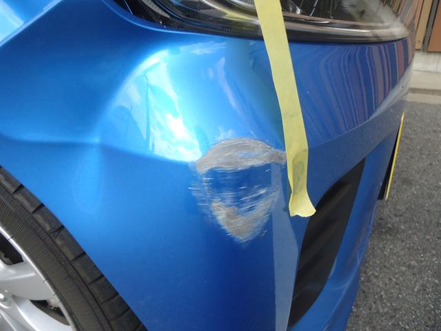 右フロント廻り修理　ワゴンR　DAA-MH55S　H29年式　ご新規様　初来店　大阪市　車検　修理　鈑金　塗装　事故修理　パーツ持込取付　西成区　阿倍野区　住吉区　住之江区　
 
