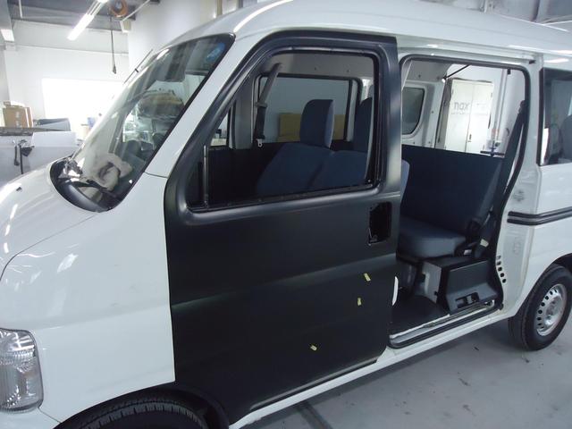 左側面修理　アクティバン　EBD-HH5　ご新規様　初来店　大阪市　車検　修理　鈑金　塗装　事故修理　パーツ持込取付　西成区　阿倍野区　住吉区　住之江区　