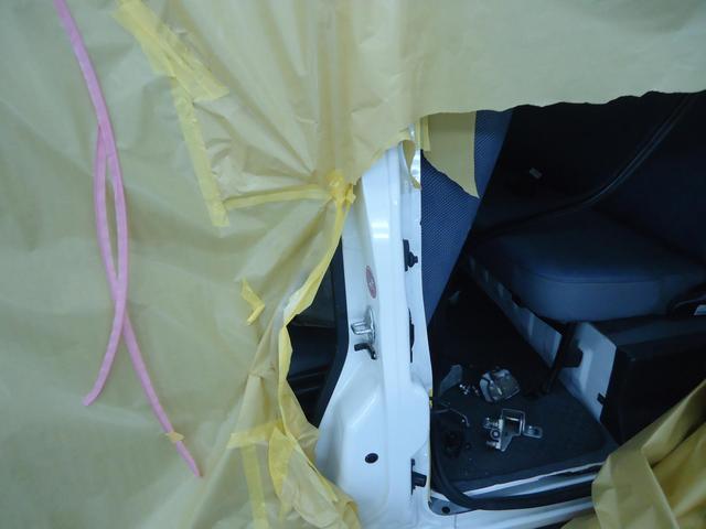 左側面修理　アクティバン　EBD-HH5　ご新規様　初来店　大阪市　車検　修理　鈑金　塗装　事故修理　パーツ持込取付　西成区　阿倍野区　住吉区　住之江区　