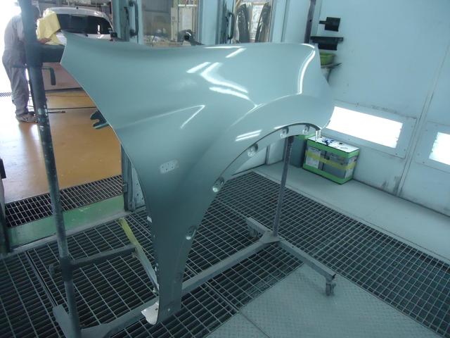 右フロントフェンダー交換　デュアリス　DBA-KJ10　H21年式　ご新規様　初来店　大阪市　車検　修理　鈑金　塗装　事故修理　パーツ持込取付　西成区　阿倍野区　住吉区　住之江区　