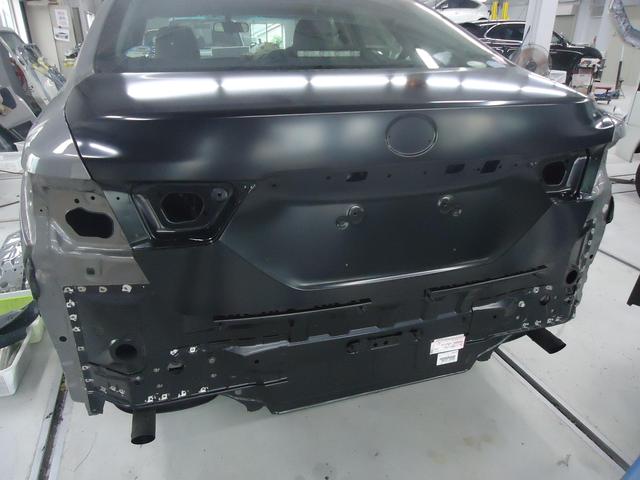 リヤ廻り修理　マークX　DBA-GRX130　ご新規様　初来店　大阪市　車検　修理　鈑金　塗装　事故修理　パーツ持込取付　西成区　阿倍野区　住吉区　住之江区　