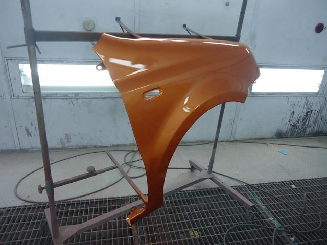 右サイド修理　フィアットパンダ　ABA-16912　H20年式　ご新規様　初来店　大阪市　車検　修理　鈑金　塗装　事故修理　パーツ持込取付　西成区　阿倍野区　住吉区　住之江区　