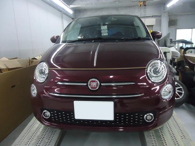 右リヤ廻り修理　フィアット５００　ABA-31212　R1年式　ご新規様　初来店　大阪市　車検　修理　鈑金　塗装　事故修理　パーツ持込取付　西成区　阿倍野区　住吉区　住之江区　