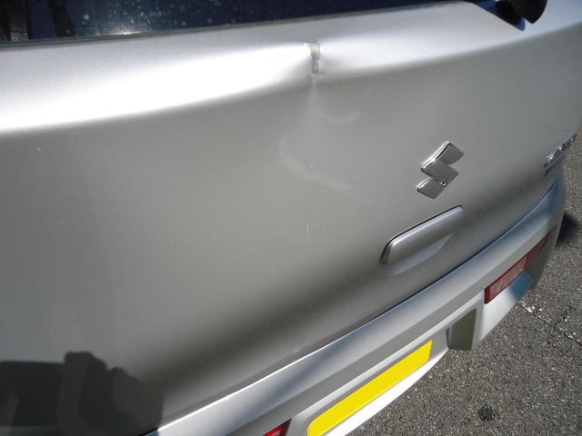 リヤ廻り修理　アルト　DBA-HA36S　H27年式　ご新規様　初来店　大阪市　車検　修理　鈑金　塗装　事故修理　パーツ持込取付　西成区　阿倍野区　住吉区　住之江区　