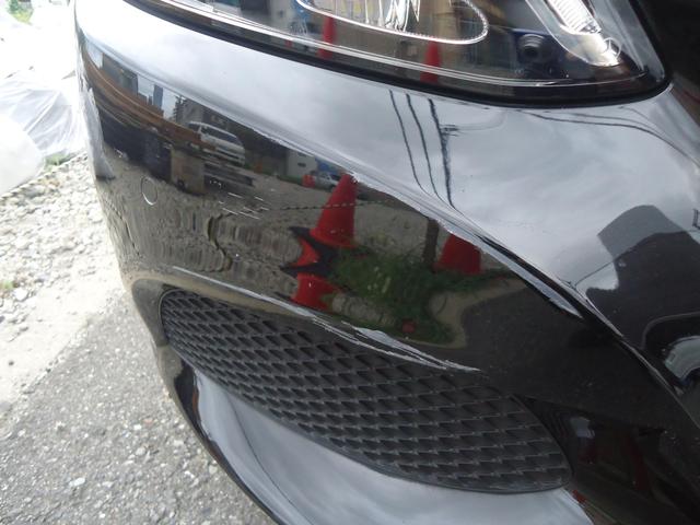 フロントバンパー修理　ベンツC180　DBA-205040C　H29年式　ご新規様　初来店　大阪市　車検　修理　鈑金　塗装　事故修理　パーツ持込取付　西成区　阿倍野区　住吉区　住之江区　
