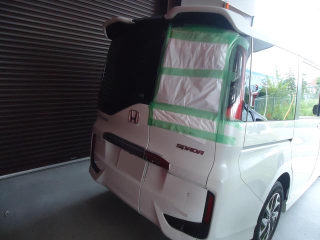 リヤ廻り修理　ステップワゴン　DBA-RP4　H29年式　ご新規様　初来店　大阪市　車検　修理　鈑金　塗装　事故修理　パーツ持込取付　西成区　阿倍野区　住吉区　住之江区　
 
