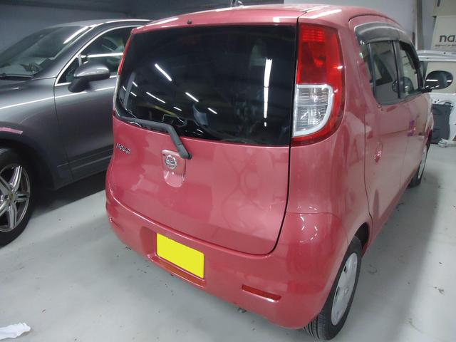 リヤ廻り修理　モコ　DBA-MG22S　H18年式　ご新規様　初来店　大阪市　車検　修理　鈑金　塗装　事故修理　パーツ持込取付　西成区　阿倍野区　住吉区　住之江区　