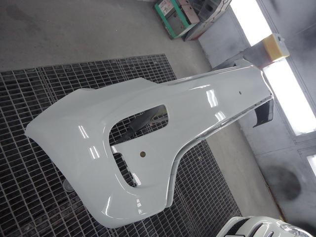 リヤバンパー交換　アバルト５９５　ABA-31214T　Ｒ１年式　ご新規様　初来店　大阪市　車検　修理　鈑金　塗装　事故修理　パーツ持込取付　西成区　阿倍野区　住吉区　住之江区