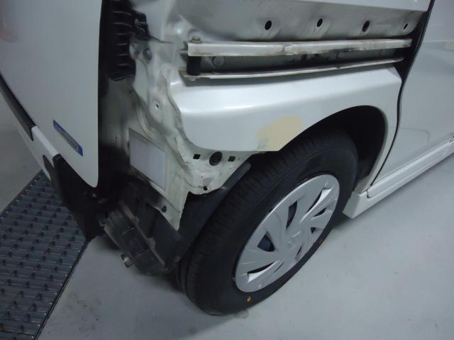 右リヤ修理　スペーシア　H29年式　ご新規様　初来店　大阪市　車検　修理　鈑金　塗装　事故修理　パーツ持込取付　西成区　阿倍野区　住吉区　住之江区　
