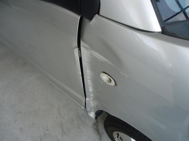 右サイド修理　ワゴンR　CBA-MH21S　H18年式　ご新規様　初来店　大阪市　車検　修理　鈑金　塗装　事故修理　パーツ持込取付　西成区　阿倍野区　住吉区　住之江区　