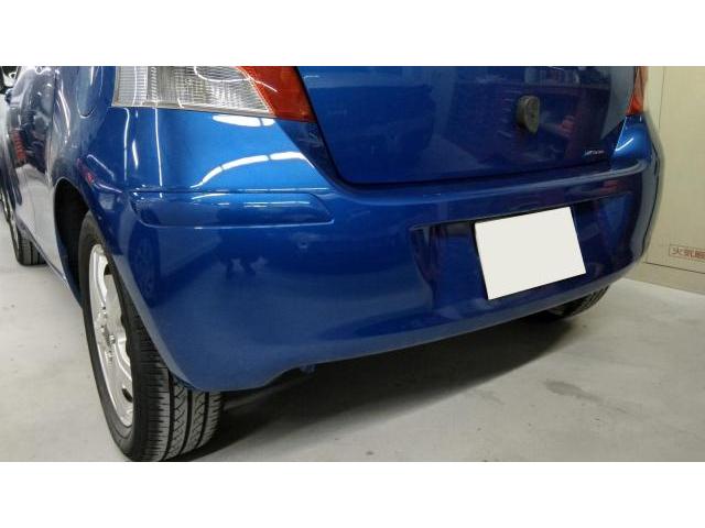 リヤ廻り修理　ヴィッツ　DBA-NCP91　H21年式　ご新規様　初来店　大阪市　車検　修理　鈑金　塗装　事故修理　パーツ持込取付　西成区　阿倍野区　住吉区　住之江区　