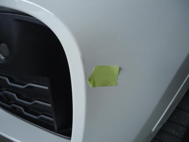 フロントバンパー修理　ＢＭＷ　Ｘ６　DBA-KU30　H27年式　ご新規様　初来店　大阪市　車検　修理　鈑金　塗装　事故修理　パーツ持込取付　西成区　阿倍野区　住吉区　住之江区　