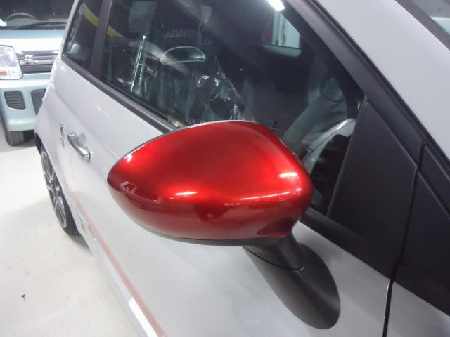 ボディ廻りカスタム　アバルト５９５C　ご新規様　初来店　大阪市　車検　修理　鈑金　塗装　事故修理　パーツ持込取付　西成区　阿倍野区　住吉区　住之江区　