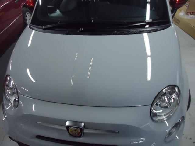 ボディ廻りカスタム　アバルト５９５C　ご新規様　初来店　大阪市　車検　修理　鈑金　塗装　事故修理　パーツ持込取付　西成区　阿倍野区　住吉区　住之江区　