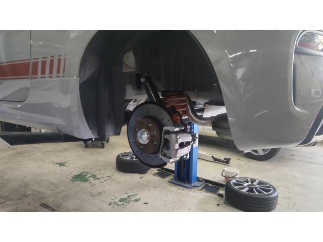 ボディ廻りカスタム　アバルト５９５C　ご新規様　初来店　大阪市　車検　修理　鈑金　塗装　事故修理　パーツ持込取付　西成区　阿倍野区　住吉区　住之江区　