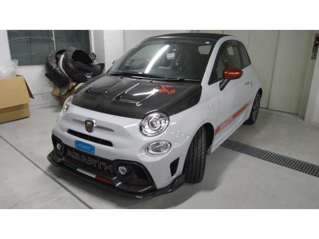 ボディ廻りカスタム　アバルト５９５C　ご新規様　初来店　大阪市　車検　修理　鈑金　塗装　事故修理　パーツ持込取付　西成区　阿倍野区　住吉区　住之江区　