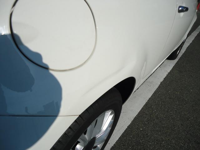 右リヤフェンダー修理　フィアット５００C　ABA-31212　R1年式　ご新規様　初来店　大阪市　車検　修理　鈑金　塗装　事故修理　パーツ持込取付　西成区　阿倍野区　住吉区　住之江区　
 
