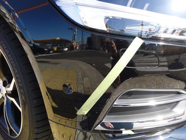 フロントバンパー修理　ボルボＶ９０　DBA-PB420　H29年式　ご新規様　初来店　大阪市　車検　修理　鈑金　塗装　事故修理　パーツ持込取付　西成区　阿倍野区　住吉区　住之江区　