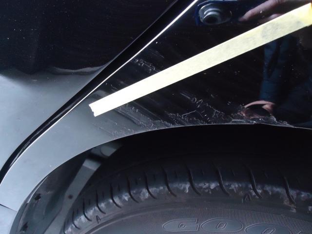 リヤフェンダー修理　アルファード　DBA-AGH30W　R1年式　ご新規様　初来店　大阪市　車検　修理　鈑金　塗装　事故修理　パーツ持込取付　西成区　阿倍野区　住吉区　住之江区　
 
