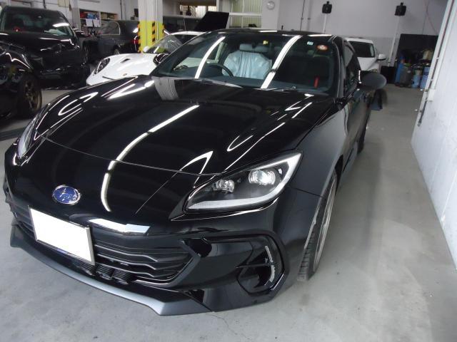 左フロント廻り修理　ＢＲＺ　3BA-ZD8 R3年式　ご新規様　初来店　大阪市　車検　修理　鈑金　塗装　事故修理　パーツ持込取付　西成区　阿倍野区　住吉区　住之江区　