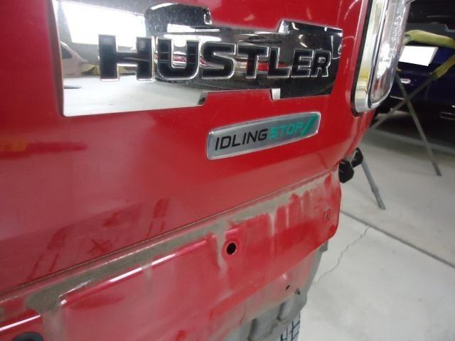 リヤ廻り修理　ハスラー　ＤＢＡ－ＭＲ３１Ｓ　Ｈ２７年式　ご新規様　初来店　大阪市　車検　修理　鈑金　塗装　事故修理　パーツ持込取付　西成区　阿倍野区　住吉区　住之江区　