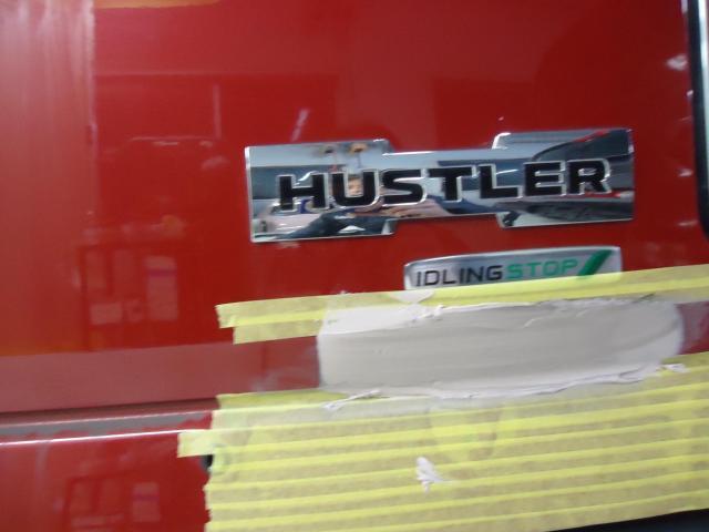 リヤ廻り修理　ハスラー　ＤＢＡ－ＭＲ３１Ｓ　Ｈ２７年式　ご新規様　初来店　大阪市　車検　修理　鈑金　塗装　事故修理　パーツ持込取付　西成区　阿倍野区　住吉区　住之江区　